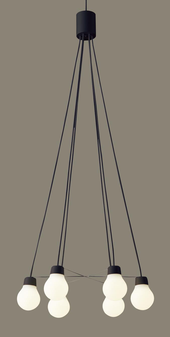 パナソニック LGB19628BK CE1 天井吊下型 LED 電球色 吹き抜け用ペンダント 拡散タイプ 直付タイプ 白熱電球60形6灯器具相当 ～6畳 受注品 キャンセル不可品