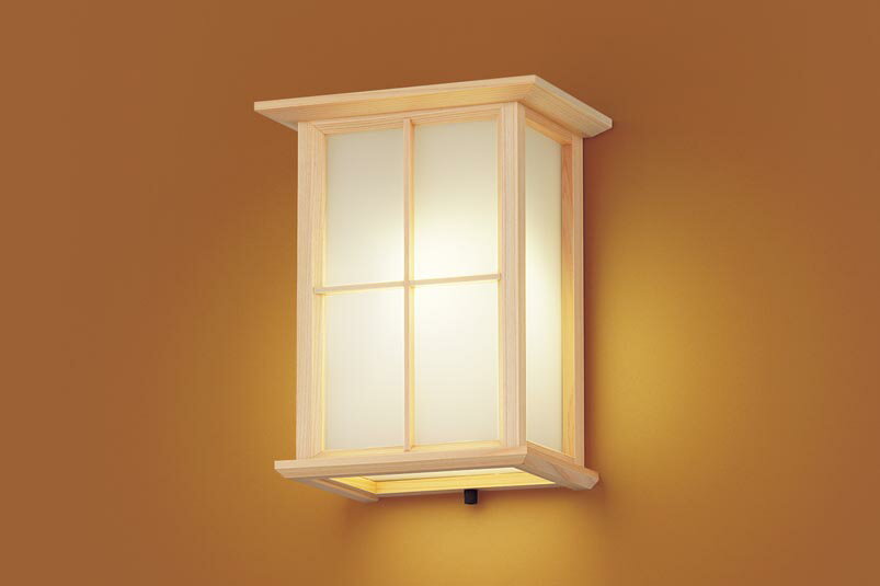 パナソニック LGW85084F LEDポーチライト 壁直付型 電球色 密閉型 防雨型 数寄屋 白熱電球40形1灯器具相当 ランプ付(同梱)...