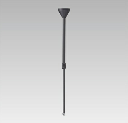 東芝 NDR0316(K) 配線ダクト・ライティングレール用 パイプ吊具 伸縮 45～80cm φ19 軽量 アルミ製 黒色 『NDR0316K』