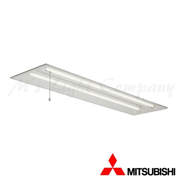 三菱 EL-LF-BH4232A/3 AHN LED非常用照明器具 埋込形 300幅 下面開放形 40形 6930lm 昼白色 LDL40×2 ラ..