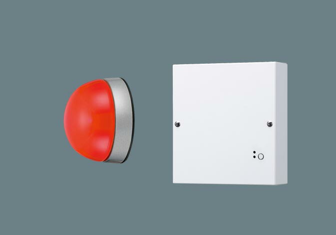 パナソニック NNF20247Z 赤色表示灯 壁直付型 LED 白色 電源部分離直付型 非常用LED併用型 防雨型 受注品