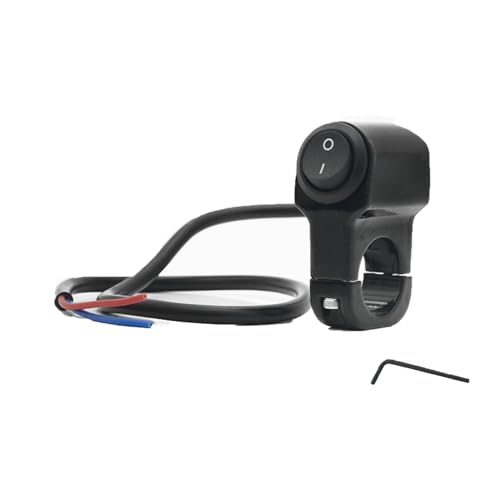 12-100V 22mm ヘッドライトフォグスポットライト ハンドルスイッチ ON/OFF 取付け 簡単 ハンドルバーオートバイク用