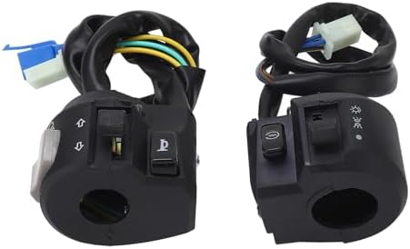 ハンドルバースイッチ 2 個 7/8 インチ 22 ミリメートル左右ターンシグナルホーンヘッドライトコントロールスイッチ 125 YBR125 用