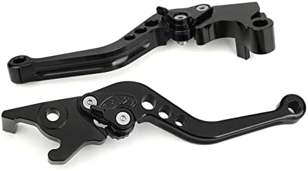 左+右 ブレーキクラッチレバー YZF R3 R25 MT 25 2015-2017用 オートバイ用 ブラック