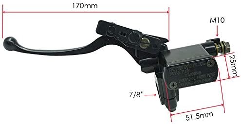 7/8����� �ϥ�ɥ��С��դ� �������֥졼���ޥ������������� 50cc 70cc 90cc 110cc 125cc ATV ����å�4��UTV