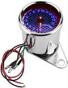 タコメーター 電子タコメーター スピードメーター DC12V 0-16000rpm/min 内部ランプ付き 外径65mm 内径58mm データ読み取り 耐衝撃性 耐食性 オートバイ用