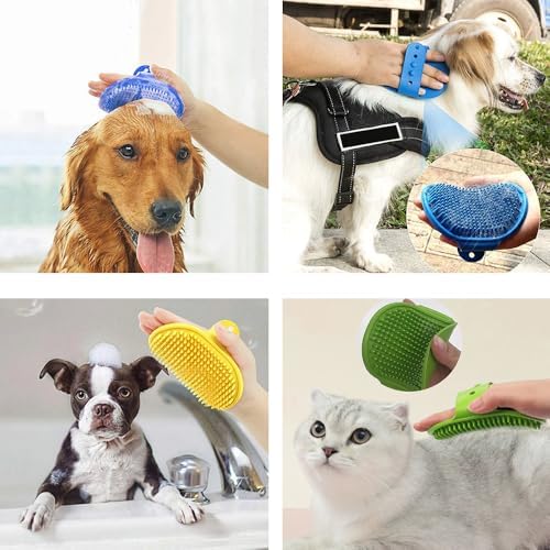 犬 猫 ペット用入浴ブラシ 清める 2個入り