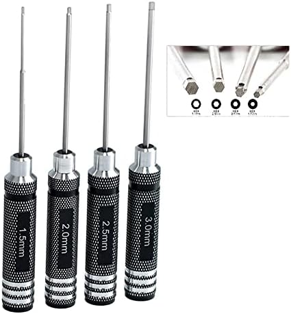 樂天商城 - 窒化チタン 精密ドライバーセット ドローン用 4点セット（1.5mm 2.0mm 2.5mm 3.0mm）