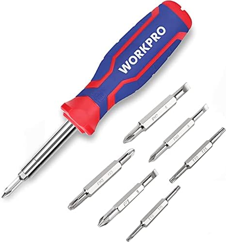 差替ドライバーセット 14in1 Cr-V鋼 トルクス マイナス プラス ポジドライブ ドライバーハンドル 両用..