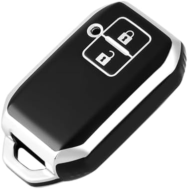 スマート キーケース キーカバー 2ボタン 耐衝撃 スクラッチ防止 キーホルダー