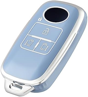 キーケース キーカバー 高級 TPU スマートキー ケース キー カバー 汚れ 滑り 傷 防止 4ボタン