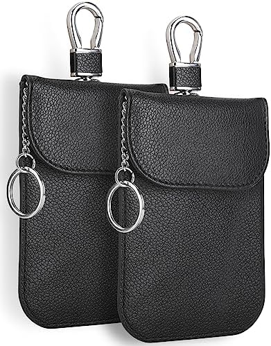 電波遮断ポーチ リレーアタック スマートキーケース 防犯対策 RFIDブロッキング 2枚入