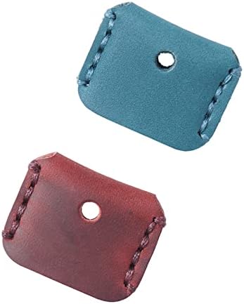 アンティークレザーキーキャップ 鍵保護カバー 2個