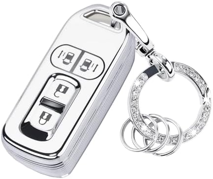 キーケース キーカバー スマートキーケース キーホルダー 高級 軽量 傷防止 TPU製 2/4ボタン