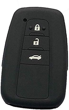 スマートキー用シリコンカバー 3ボタン 車用 / 新型RAV4 / 新型クラウン / C-HR / 50系プリウス / ランドクルーザープラド150後期
