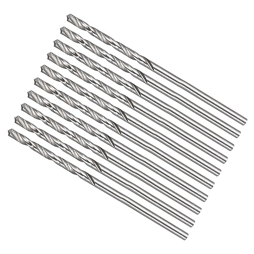 ツイストドリルビット 直径1.8mm 全長45mm 高速度鋼完全研削ツイストドリルビット 金属木工プラスチックアルミニウム用 10本