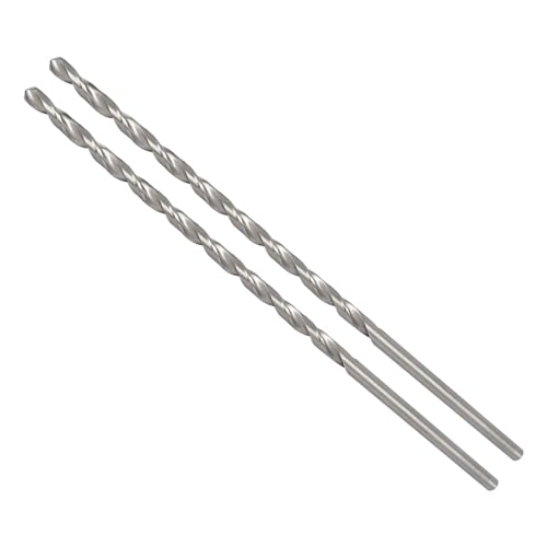 樂天商城 - 高速鋼ツイストドリルビット 直径2.5mm 長さ200mm ストレートツイストジョバードリルビット - 金属 木工 プラスチック アルミニウム用 2個入り