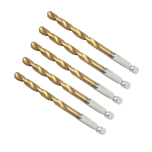 Rakuten - ねじれドリルビット 直径6mm 長さ113 mm ストレートねじれジョバードリルビット - 5個入り