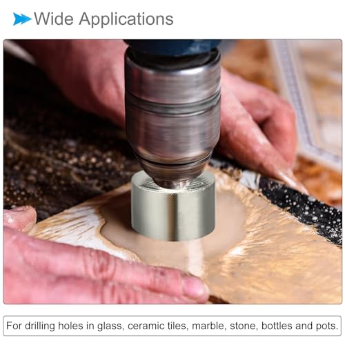 17mm 切削直径 ニッケルメッキコーティングダイヤモンドコアドリルホールソー - 5個セット 3