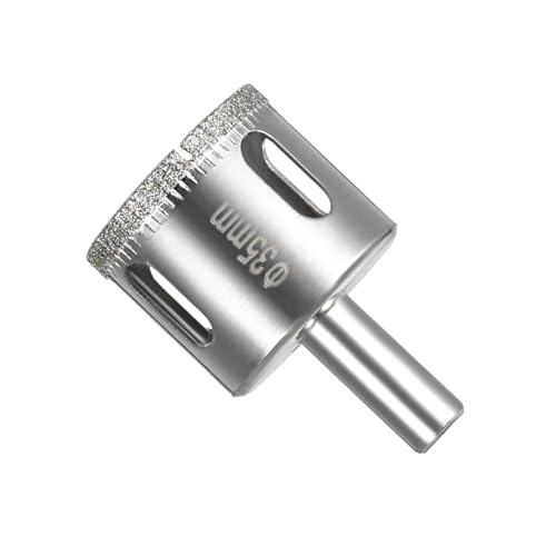 - 35mm / 1.38"の穴サイズに特化した設計で、10mm / 0.4"のシャンク直径のダイヤモンドドリルビット1個が含まれています。- DIYプロジェクト、ホームインプルーブメント、クラフト、プロフェッショナルな使用に適しています。セラミック、ガラス、磁器、大理石、コンクリートなど、さまざまな材料に対応しています。- 手動ドリルやベンチドリルを使用している場合でも、さまざまなドリリングツールに適しており、DIY愛好家やプロの職人に最適です。- ニッケルメッキ表面は電気めっきダイヤモンドが均一で耐摩耗性に優れています。産業用炭素鋼製で、耐久性に優れた優れた耐久性と高い強度を備えています。- 各コアドリルビットには、精密なプロジェクトに役立つ深さマークが刻まれています。ドリルする必要のある穴の直径に合ったホールソードリルビットを選んでください。作業する材料が適切であることを確認してください。- 35mm / 1.38"の穴サイズに特化した設計で、10mm / 0.4"のシャンク直径のダイヤモンドドリルビット1個が含まれています。- DIYプロジェクト、ホームインプルーブメント、クラフト、プロフェッショナルな使用に適しています。セラミック、ガラス、磁器、大理石、コンクリートなど、さまざまな材料に対応しています。- 手動ドリルやベンチドリルを使用している場合でも、さまざまなドリリングツールに適しており、DIY愛好家やプロの職人に最適です。- ニッケルメッキ表面は電気めっきダイヤモンドが均一で耐摩耗性に優れています。産業用炭素鋼製で、耐久性に優れた優れた耐久性と高い強度を備えています。- 各コアドリルビットには、精密なプロジェクトに役立つ深さマークが刻まれています。ドリルする必要のある穴の直径に合ったホールソードリルビットを選んでください。作業する材料が適切であることを確認してください。