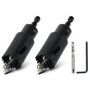 ホールソー 穴あけ脱落防止組み立て簡単 (16mm~100mm)電動ドリルツール 切削工具DIY 薄い金属板 石膏ボード プラスチック 木材などに (φ30)
