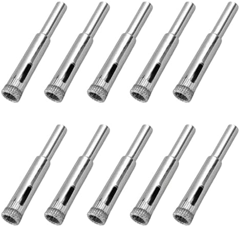 Rakuten - ガラスホールソー 超硬 ダイヤモンドホールソー 6mm - ガラス、タイル、陶器、大理石に最適 10個