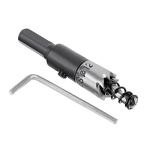 樂天商城 - 1個 12 mm HSS ホールソーカッター 4341 高速度鋼 金属 木材 プラスチック用 三角シャンク