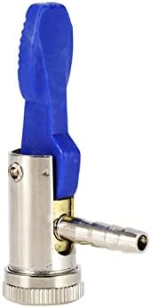 エアーチャック 空気入れバルブ変換 汎用バルブ レバー式 外径6mm対応