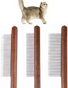 ペット用ブラシ ペット 猫 ねこ 猫用品 美容ブラシ もつれ毛 トリマー 犬猫用櫛 静電防止(3個セット)