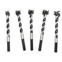 ボアビット セット 木工用座ぐりビット 六角軸ドリル サイズ16mm 18mm 20mm 22mm 25mm 5本 ドリルビット セット