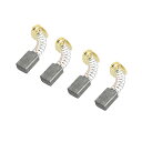 カーボンブラシ 12x8x5 mm 電動モーター 電動工具 アングルグラインダーテーブルソー スペアパーツ修理用 4個