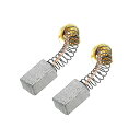 カーボンブラシ 14x7.5x6.5 mm 電動モーター 電動工具 アングルグラインダーテーブルソー スペアパーツ修理用 2個