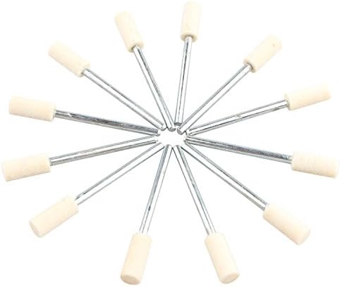 5mm円柱型 軸付き砥石 研磨ヘッド 研削ヘッド シルバートーン 対応