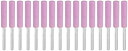16個のチェーンソー研ぎ石 ダイヤモンド仕上げ ピンク(5mm)