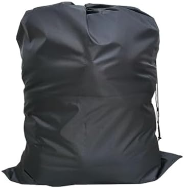 大型 きんちゃく 1枚 特大サイズ 巾着ポーチ 収納袋 撥水 防塵 靴袋 旅行用 ふとん収納袋 黒 60cm×80cm