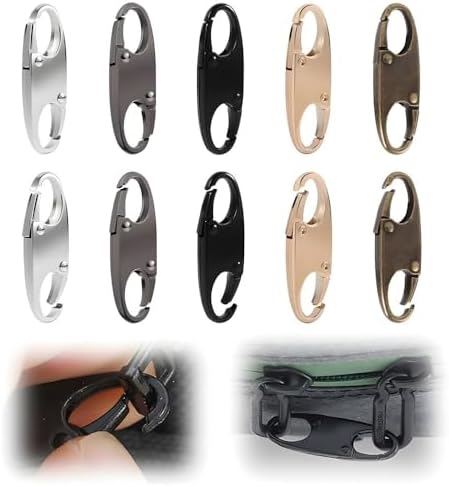 ファスナー 引き手 ジッパー 5色 10個入り 取り外し可能ジッパーコネクター 防犯グッズ 旅行用ジッパー..