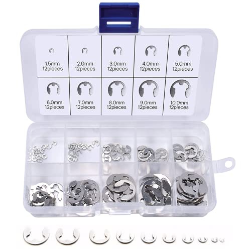 120個セット スナップリング E型止め輪 耐久性 耐油性 含む