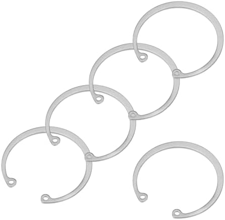 55mm ID内部保持リング 5個 E-クリップスナップリング 304ステンレス鋼内部シリップ 自動車バルブ装置..