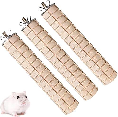 3点セット止まり木 小動物 噛むおもちゃ 11cm ×3cm 鳥のおもちゃ止まり木 ケージ用 ペット用品