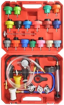 冷却剤の真空の結め換え品のキット 23のラジエーターのアダプター 冷却装置圧力テスターのキット 真空のパージ及び結め換えのための冷却剤圧力テスター用具のキット