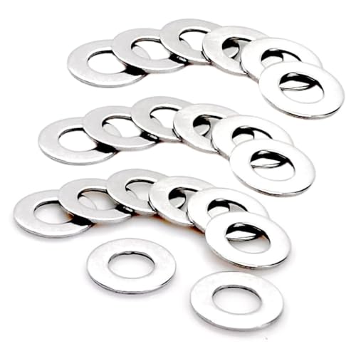 Rakuten - ステンレス鋼平ワッシャー M14 外径28mm 内径14mm 厚み2.0mm 20個入り 産業機械用 平リングガスケット