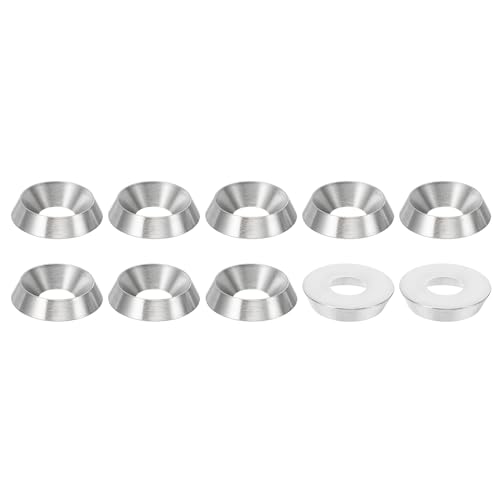 Rakuten - M6仕上げ皿座金 10個 16 mm直径 3.5 mm高さ 304ステンレス鋼 CNC 仕上げカップワッシャーねじ頭ガスケット