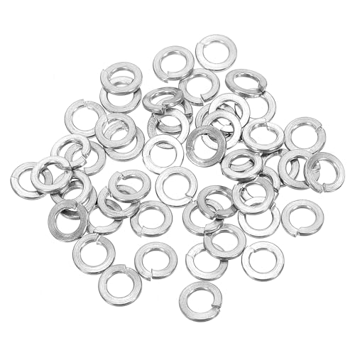 Rakuten - #6 スプリットロックワッシャー 25個 内径3.5 mm 外径6.2 mm 304ステンレス鋼 弾性ガスケット ネジボルト用