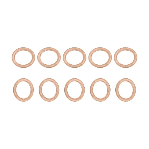 Rakuten - 20 mm x 28 mm x 1.5 mm フラット銅シーリングワッシャー 10個 産業機械用 M20ねじ