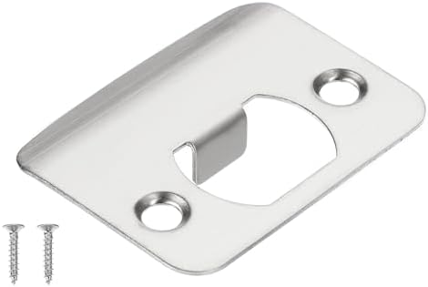 2-1/4"x1-3/4" ラウンドコーナー延長リップストライクプレート ユニバーサルセキュリティラッチストラ..