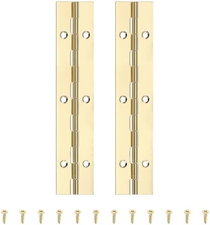 2個 ピアノ蝶番 15cm ステンレス ヒンジ キャビネット 戸棚用