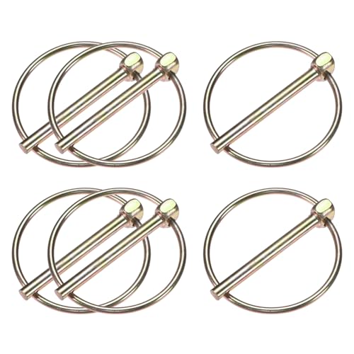 6パック 11/64" リンチピン with リング 1-3/4" 4.5x45mm