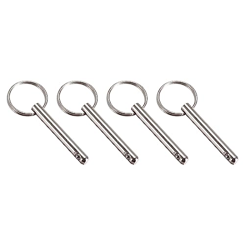 Rakuten - クイックリリースピン 6mmx45mm 4個入り 造船用 船の装備 ボートトップ用