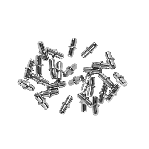 差し込みタイプ Φ5mm×16mm シルバー 家具用サポートピン 棚受け金具
