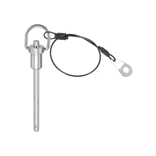 ステンレススチールハンドルロックピン 304ステンレススチールボールロックピンクイックリリースセーフ..